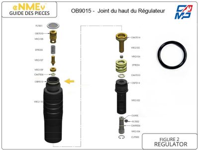 OB9015 - O-Ring - Joint haut du Régulateur