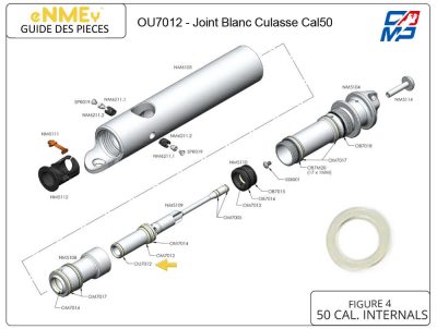 OU7012 - Joint Blanc Culasse Cal50