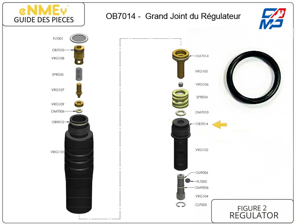 OB7014 - O-Ring - Joint Régulateur