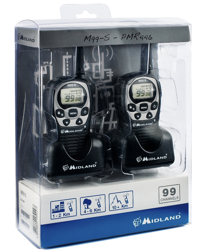 Talkies Mildand M99-S - 2 talkies-walkies PMR 446