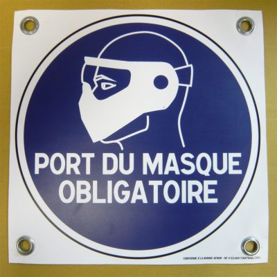 Panneau souple Port Du Masque