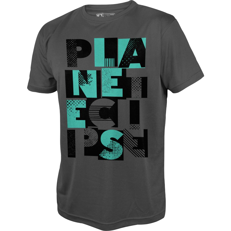 Eclipse Mens Lanes T-Shirt Grey