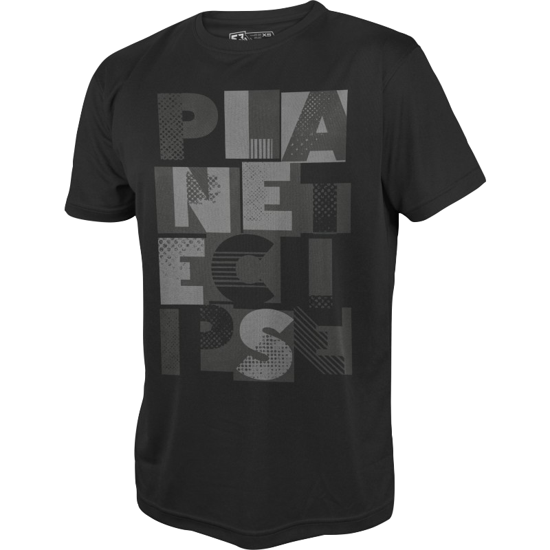 T-Shirt PLANET ECLIPSE Lanes Black