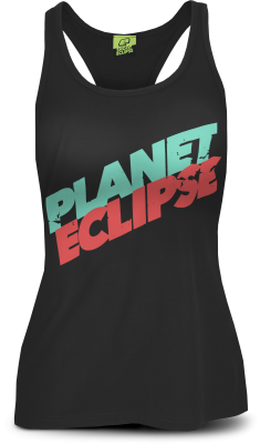 Eclipse Girls Racer T-Shirt Mint/Coral