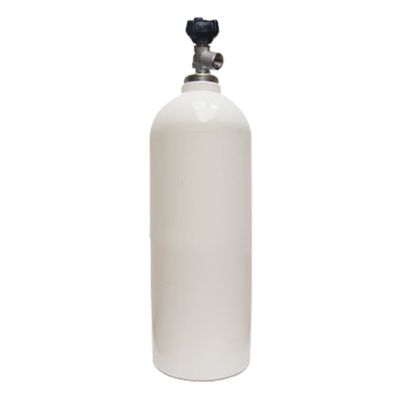 Tank bottle steel 20 Litres 300Bars + valve single exit