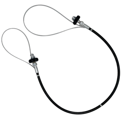 Steel Braided Hose 1m- 2 din connection