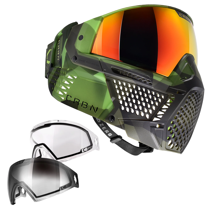 NUOVA Maschera Paintball CRBN OPR Copertura Totale - Nera | Sicurezza E Stile Sul Campo
