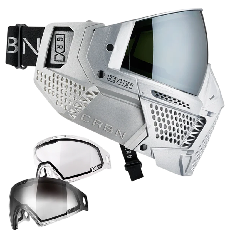 Masque CRBN Zero GRX ELMT Argenté – Long