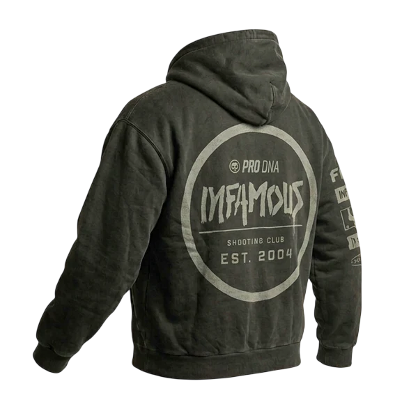 ​Sweat a capuche zipé -héritage – Gris sauge délavé