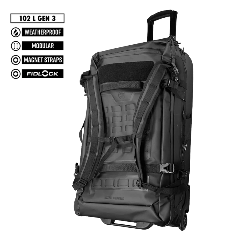 sac à roulettes 102L Infamous FNDN Rolling Noir